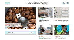 Desktop Screenshot of howtocleanthings.com